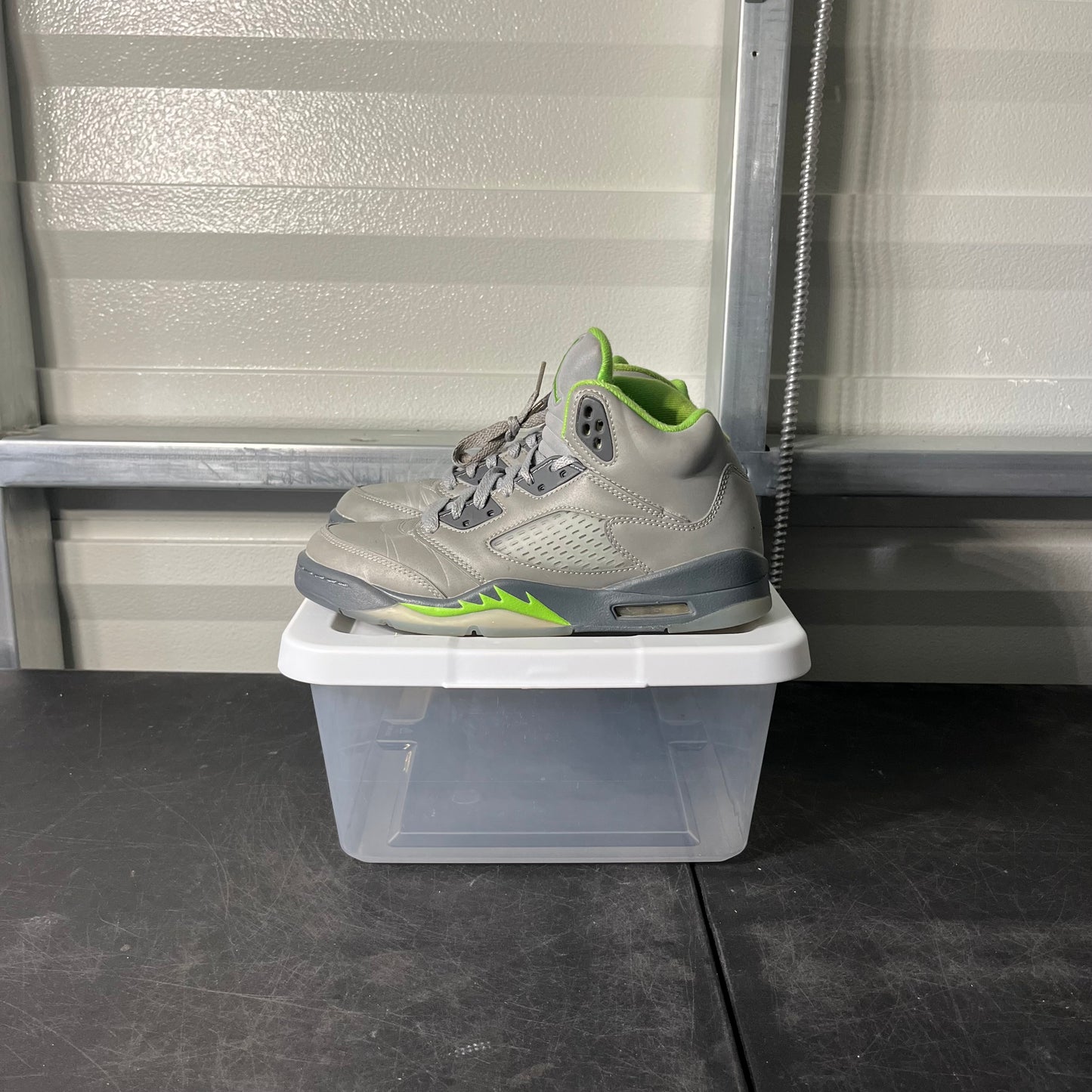 Size 5.5Y - AJ 5 Green Bean