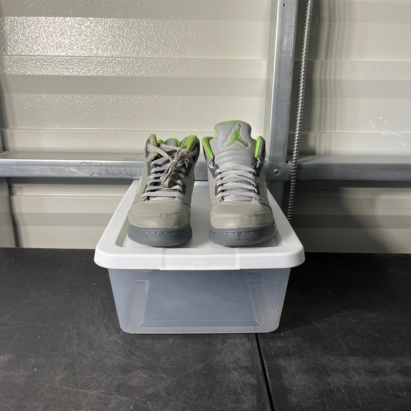 Size 5.5Y - AJ 5 Green Bean