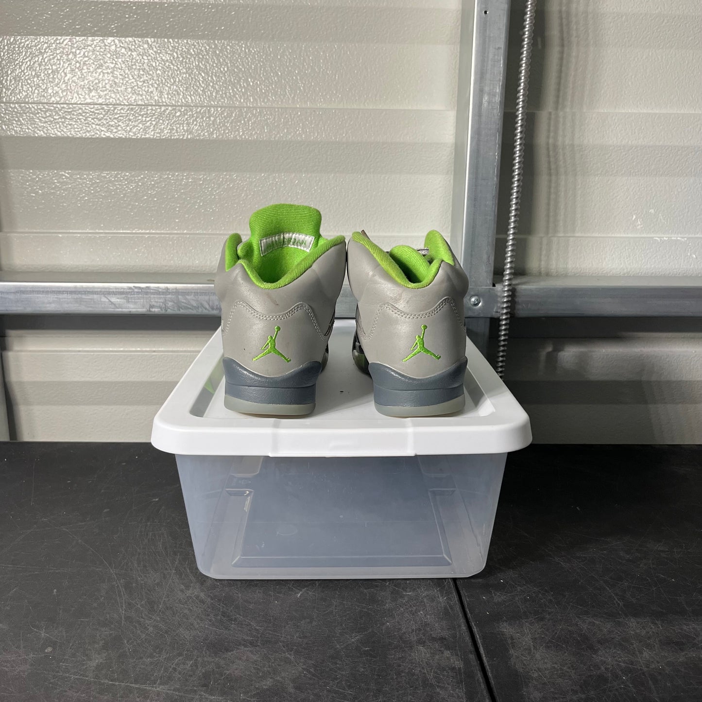 Size 5.5Y - AJ 5 Green Bean