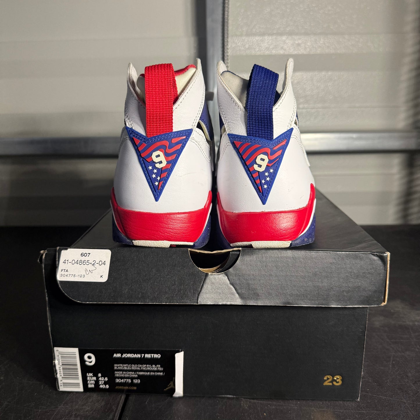 Size 9 - AJ 7 Tinker Alternate