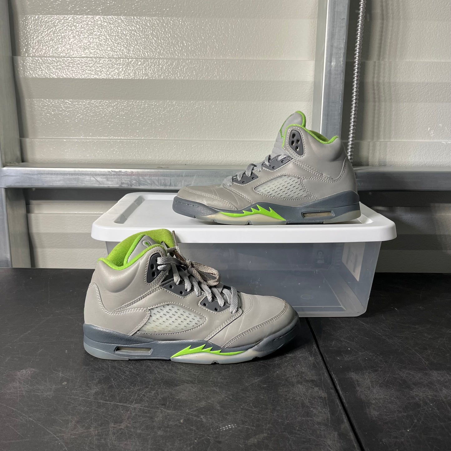 Size 5.5Y - AJ 5 Green Bean