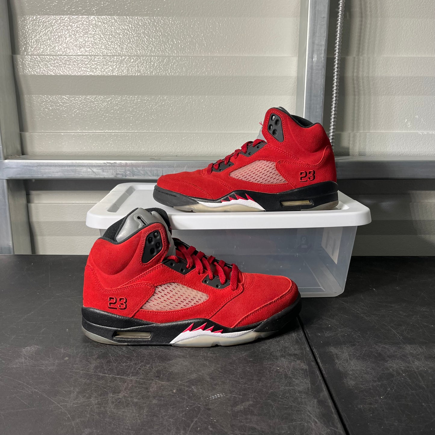 Size 8 - AJ 5 Raging Bull