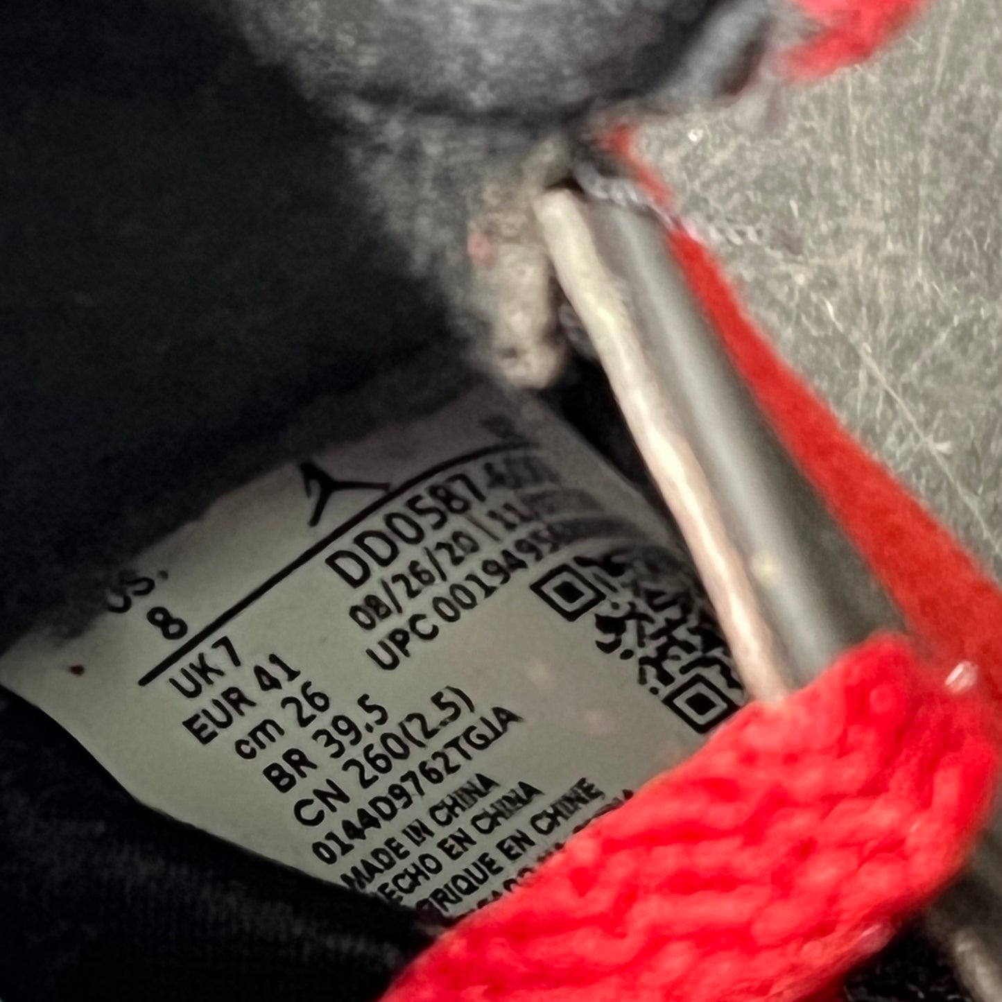 Size 8 - AJ 5 Raging Bull