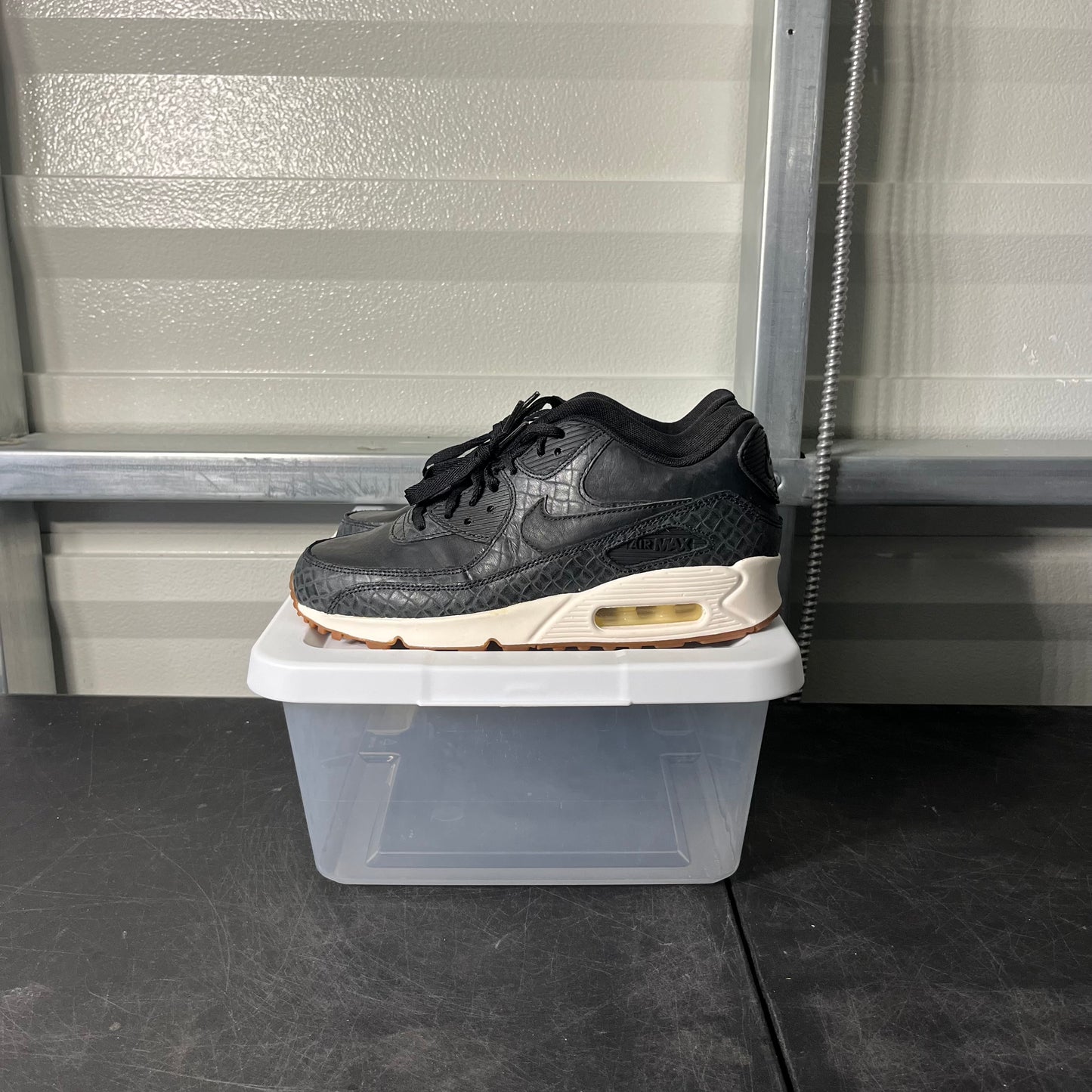 Size 7.5 - Air Max 90 Black Reptile