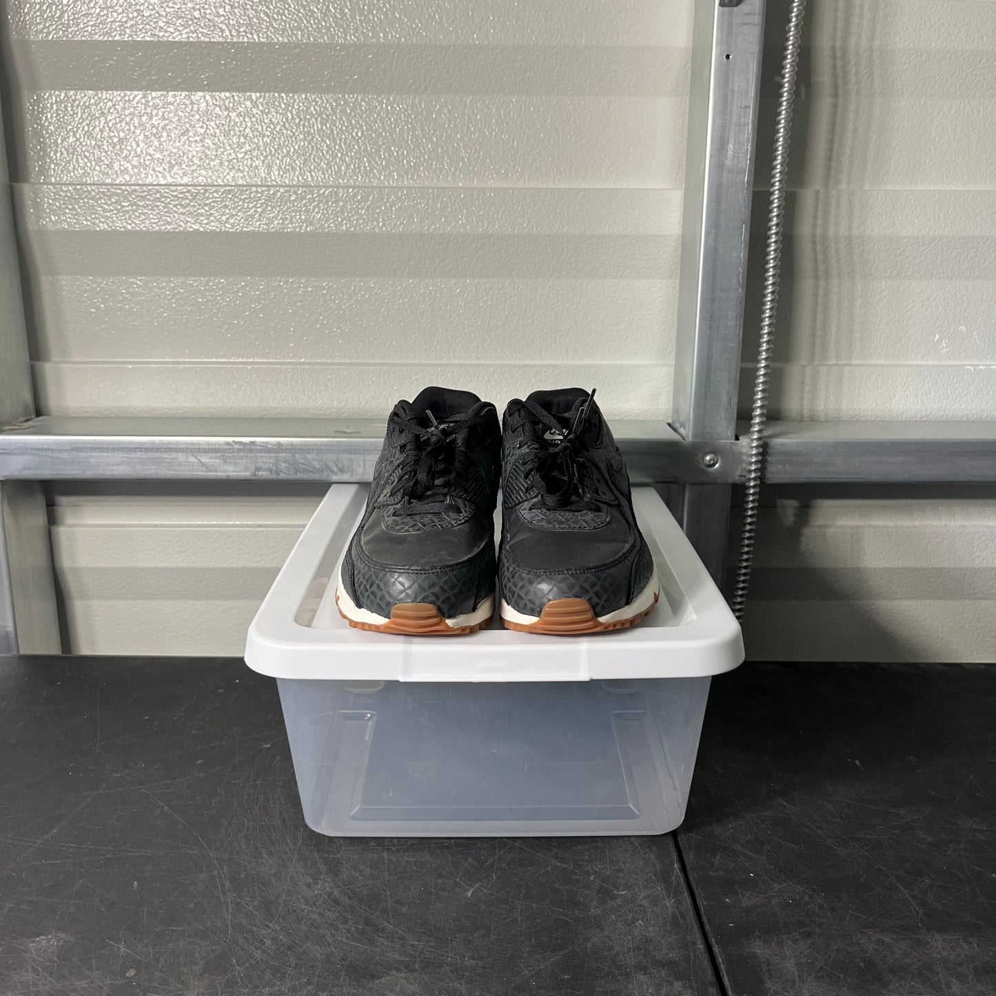 Size 7.5 - Air Max 90 Black Reptile
