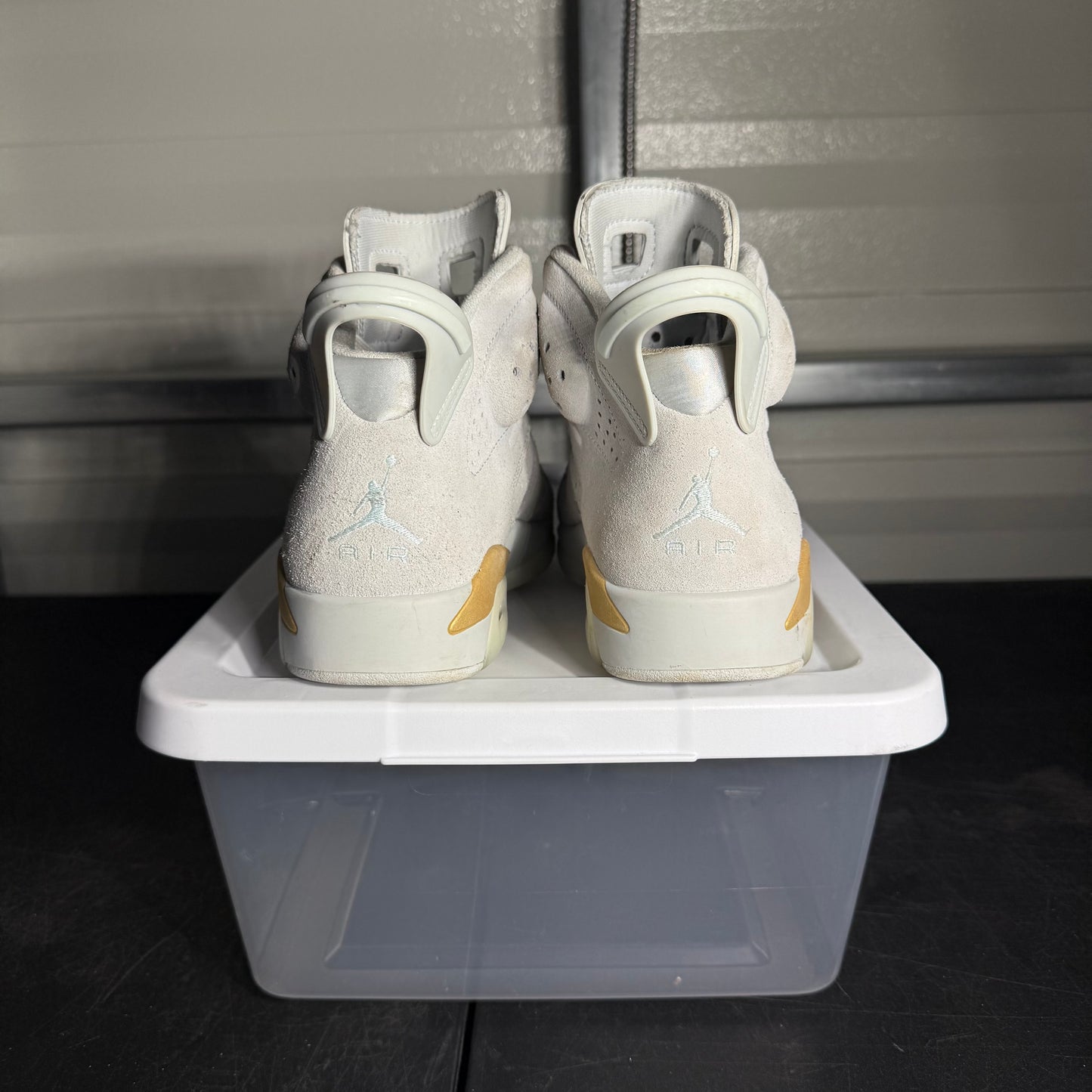 Size 7W - AJ 6 Gold