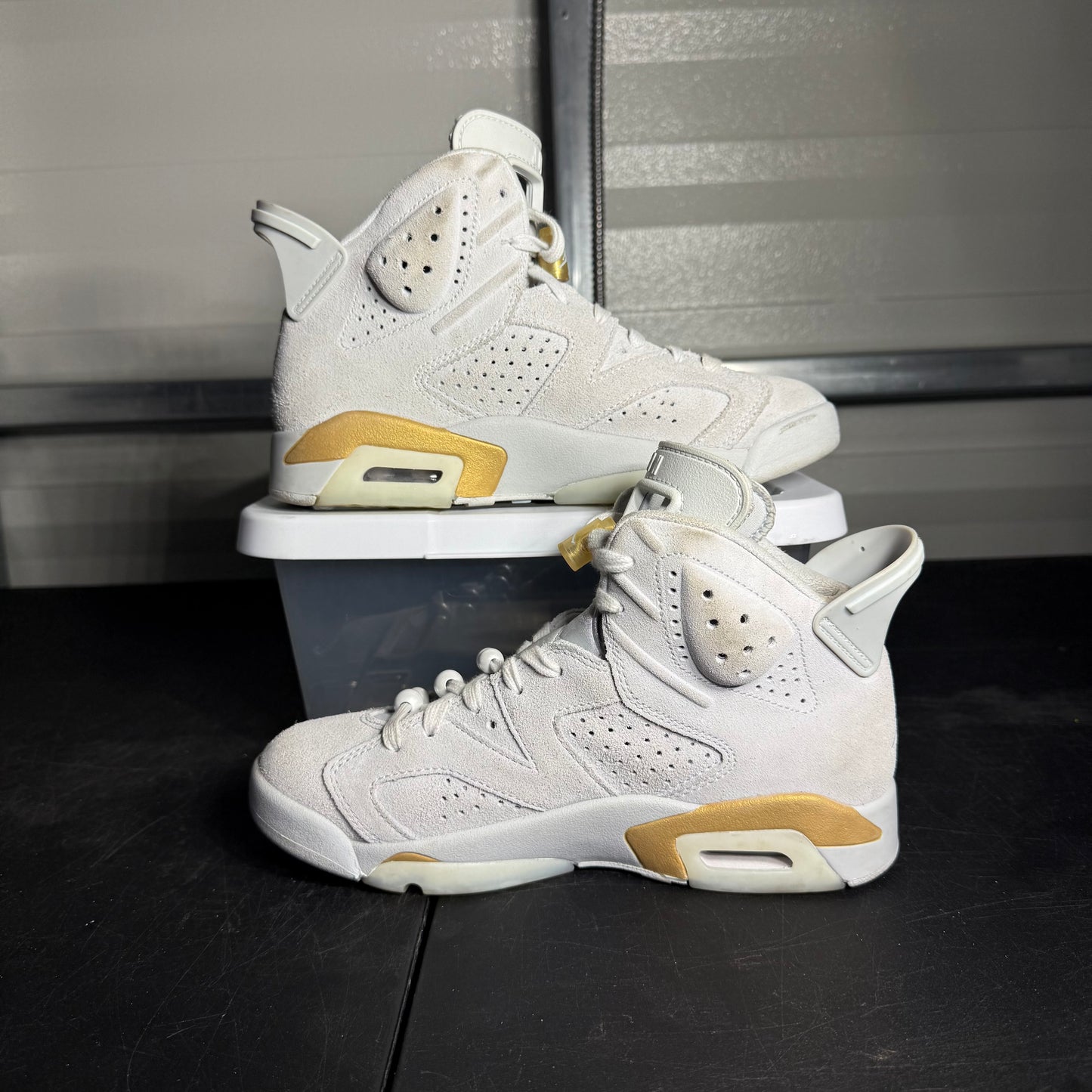Size 7W - AJ 6 Gold