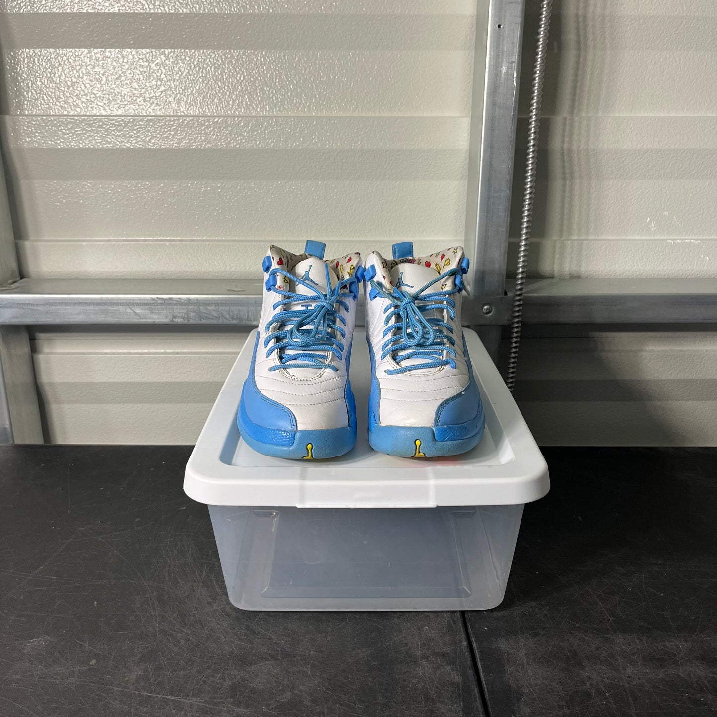 Size 7Y - AJ 12 Emoji