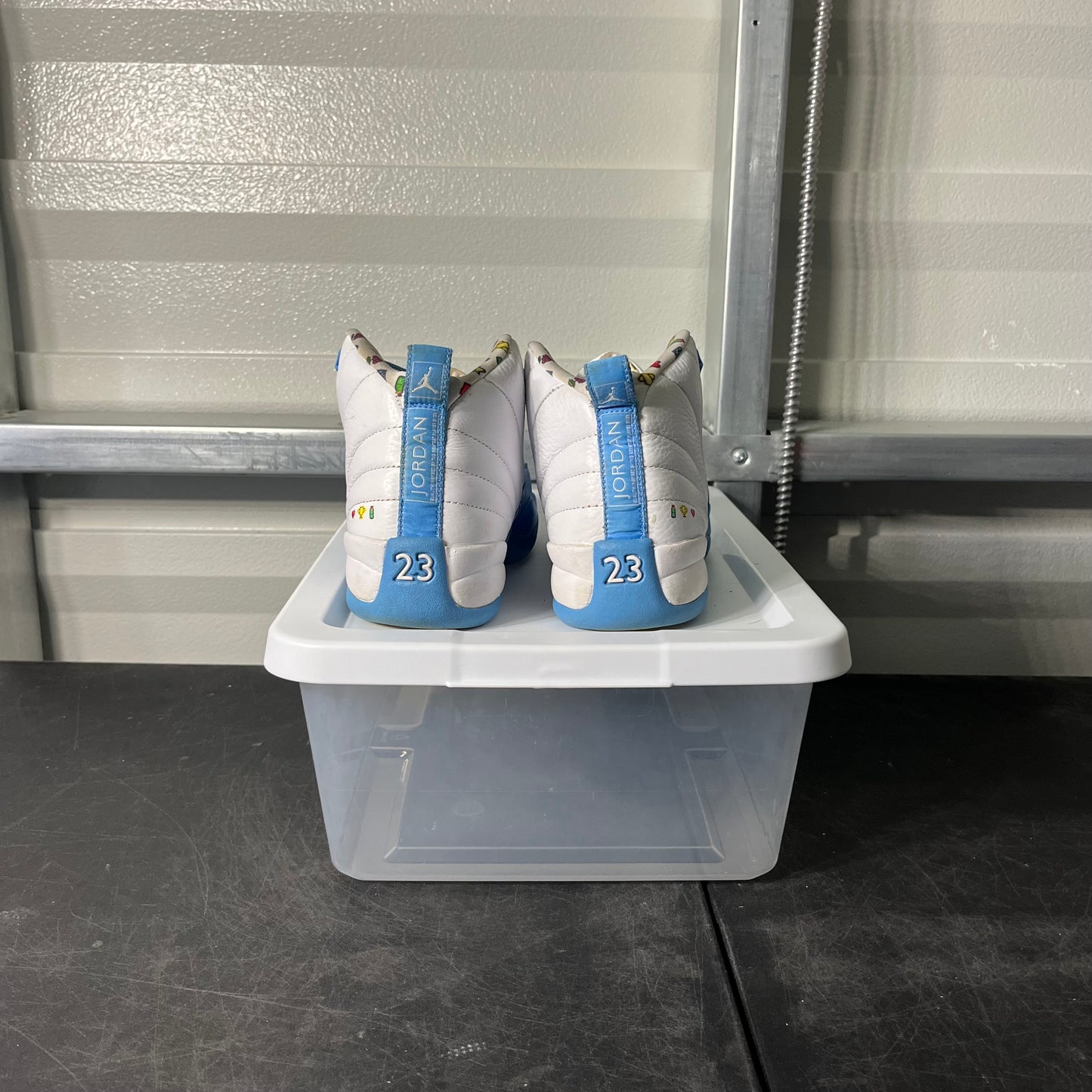 Size 7Y - AJ 12 Emoji