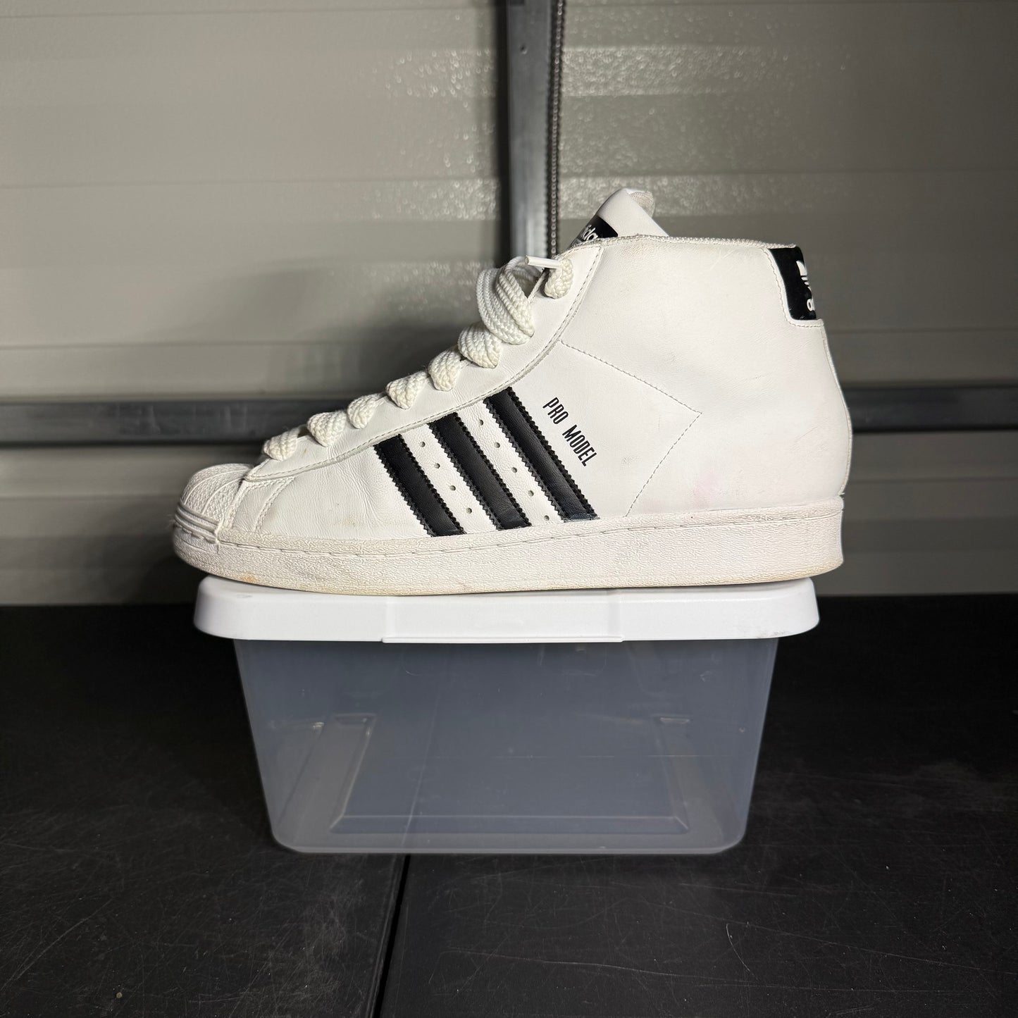 Size 11.5 - Adidas White Prob Model High