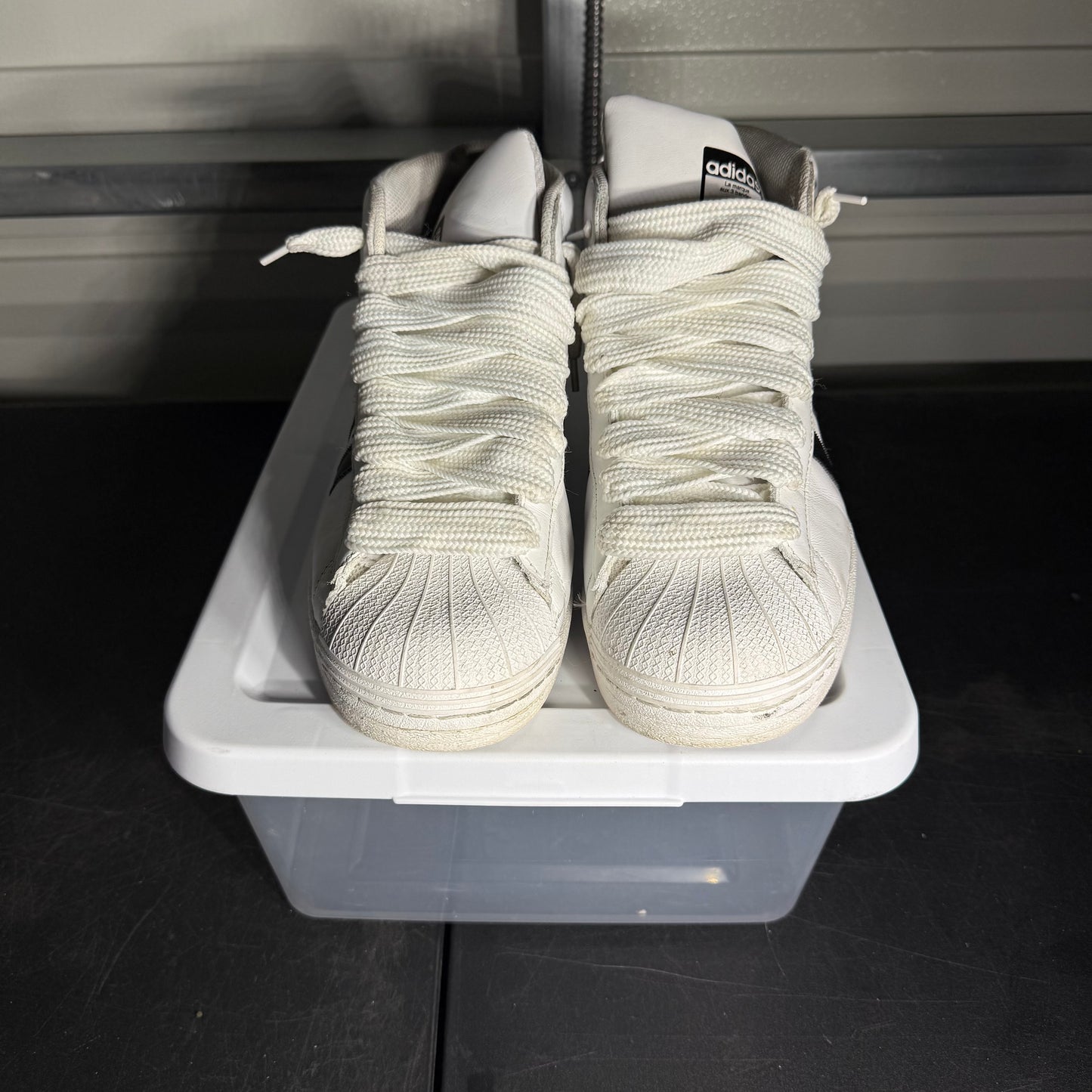 Size 11.5 - Adidas White Prob Model High