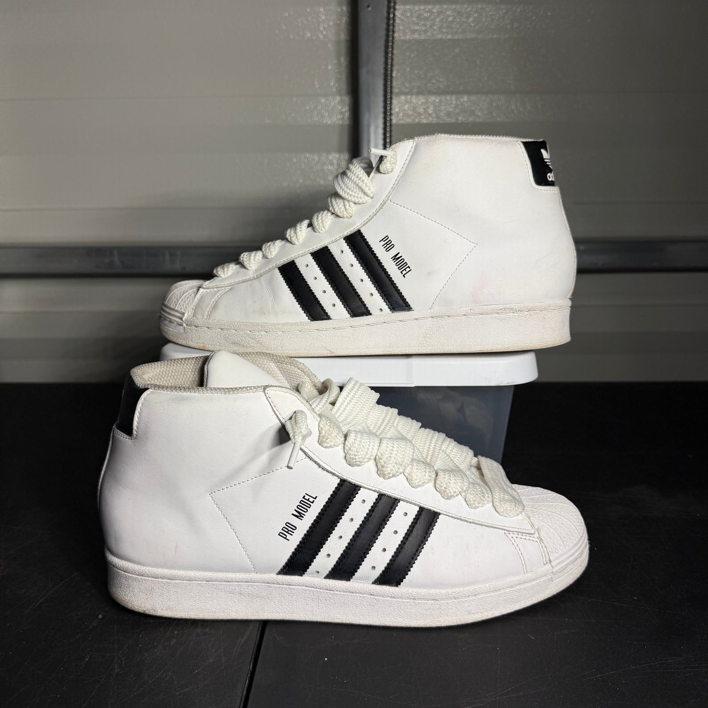 Size 11.5 - Adidas White Prob Model High