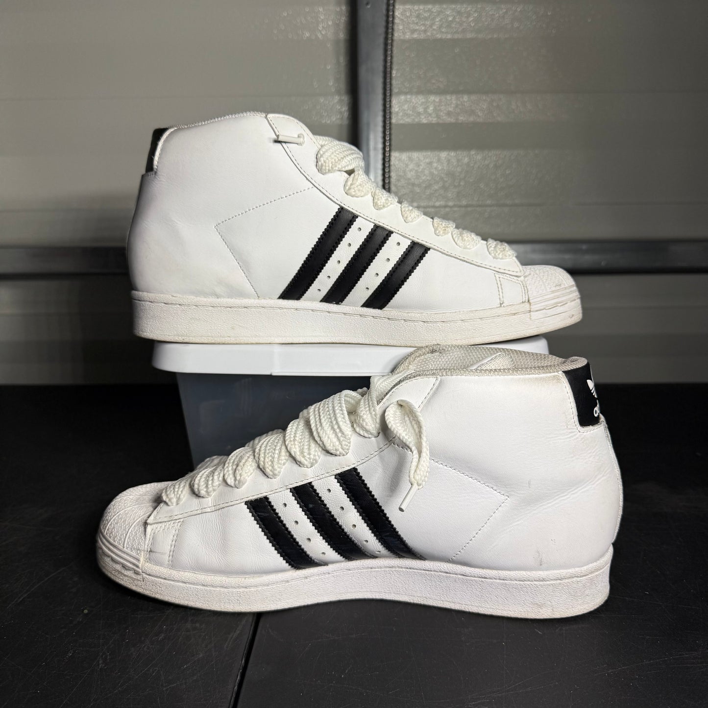 Size 11.5 - Adidas White Prob Model High