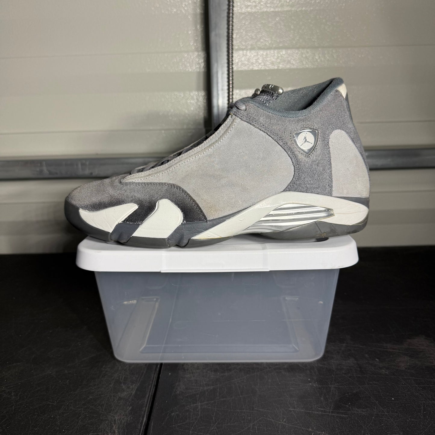 Size 12 - AJ 14 Wolf Grey