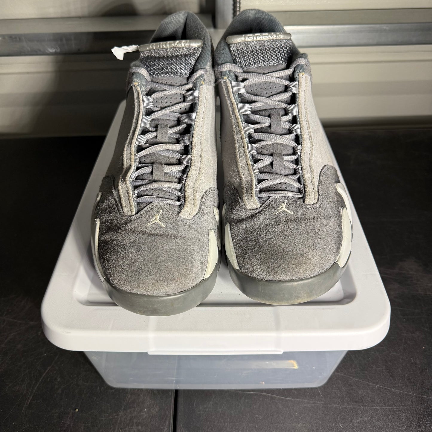 Size 12 - AJ 14 Wolf Grey