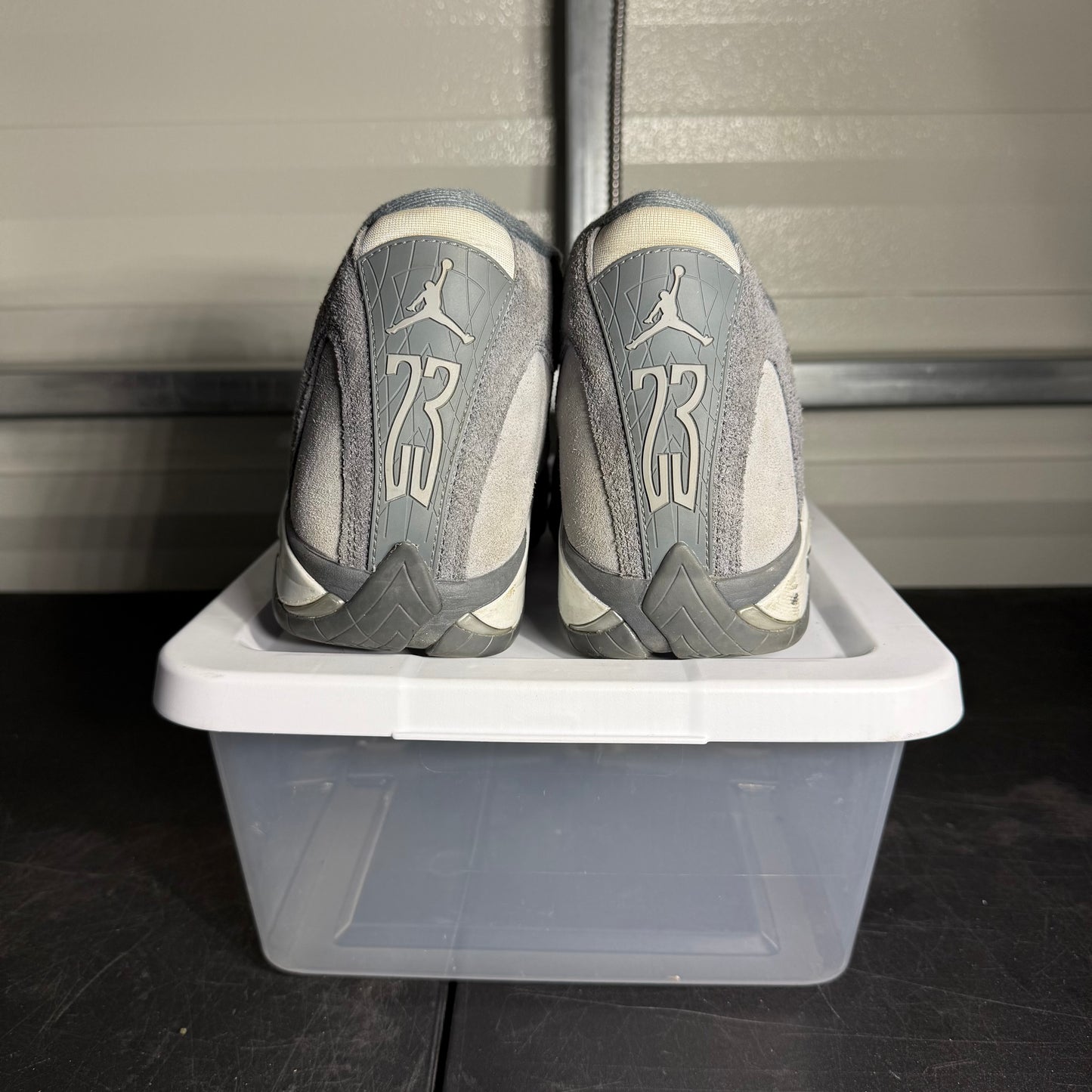 Size 12 - AJ 14 Wolf Grey
