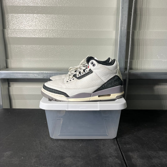 Size 8.5 - AJ 3 Cement Grey