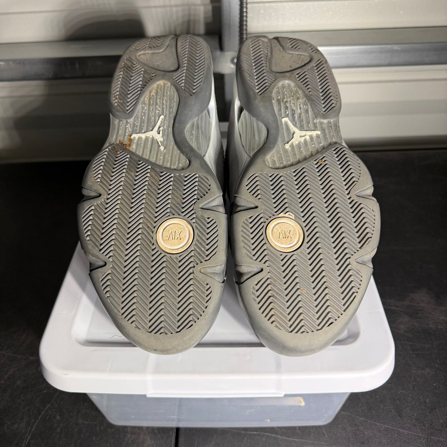 Size 12 - AJ 14 Wolf Grey
