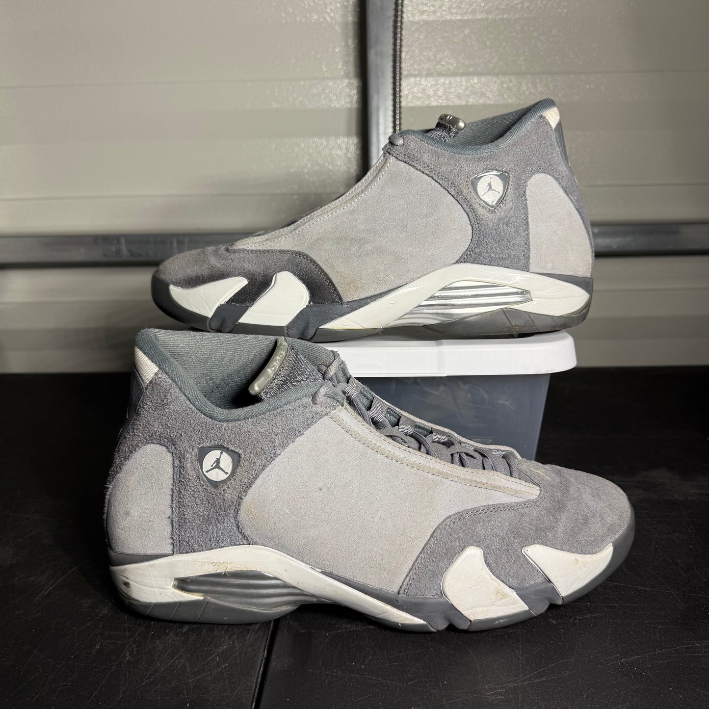 Size 12 - AJ 14 Wolf Grey