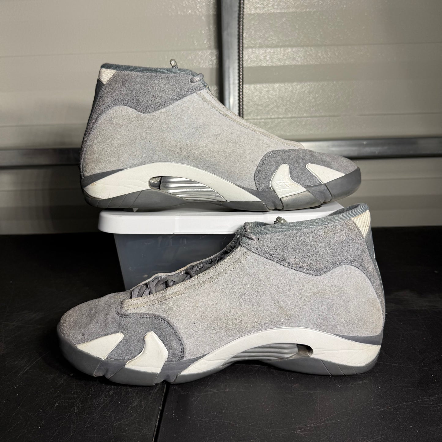 Size 12 - AJ 14 Wolf Grey