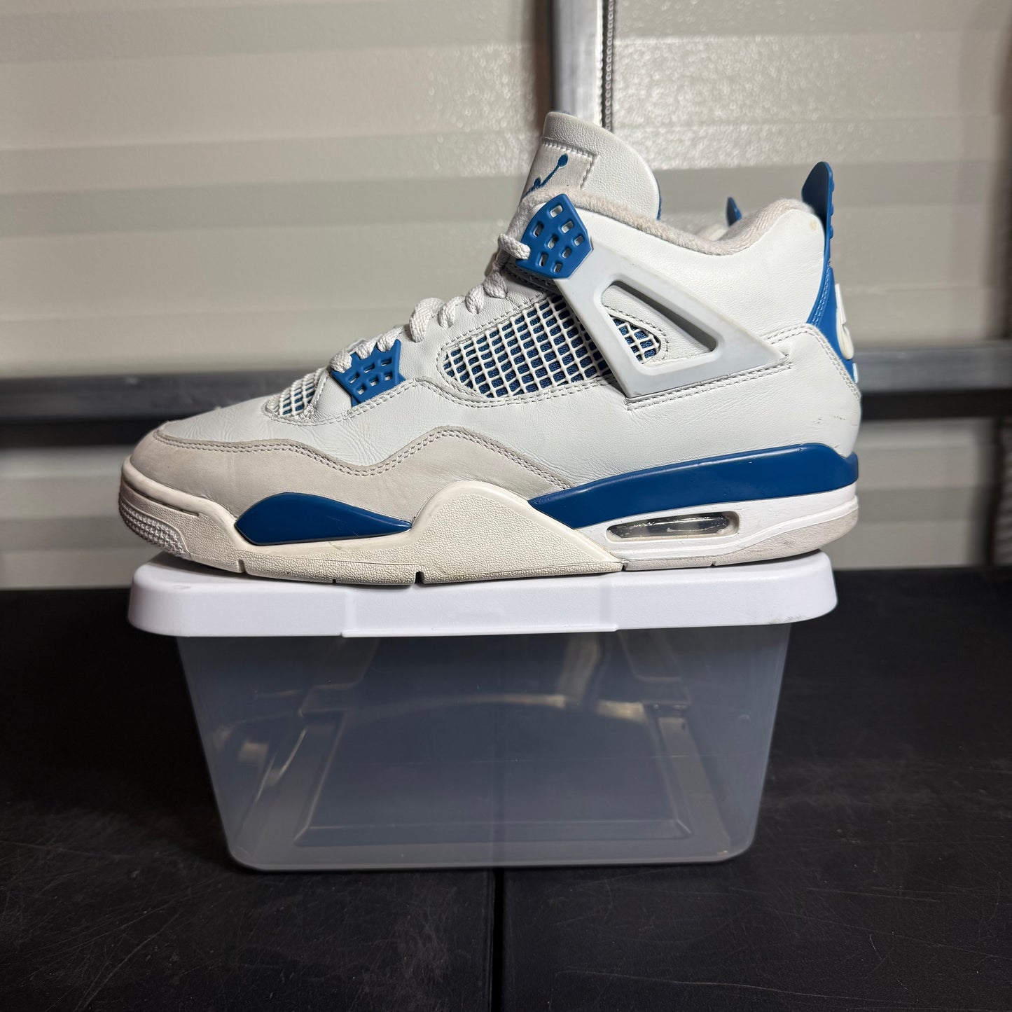 Size 10.5 - AJ 4 Military Blue