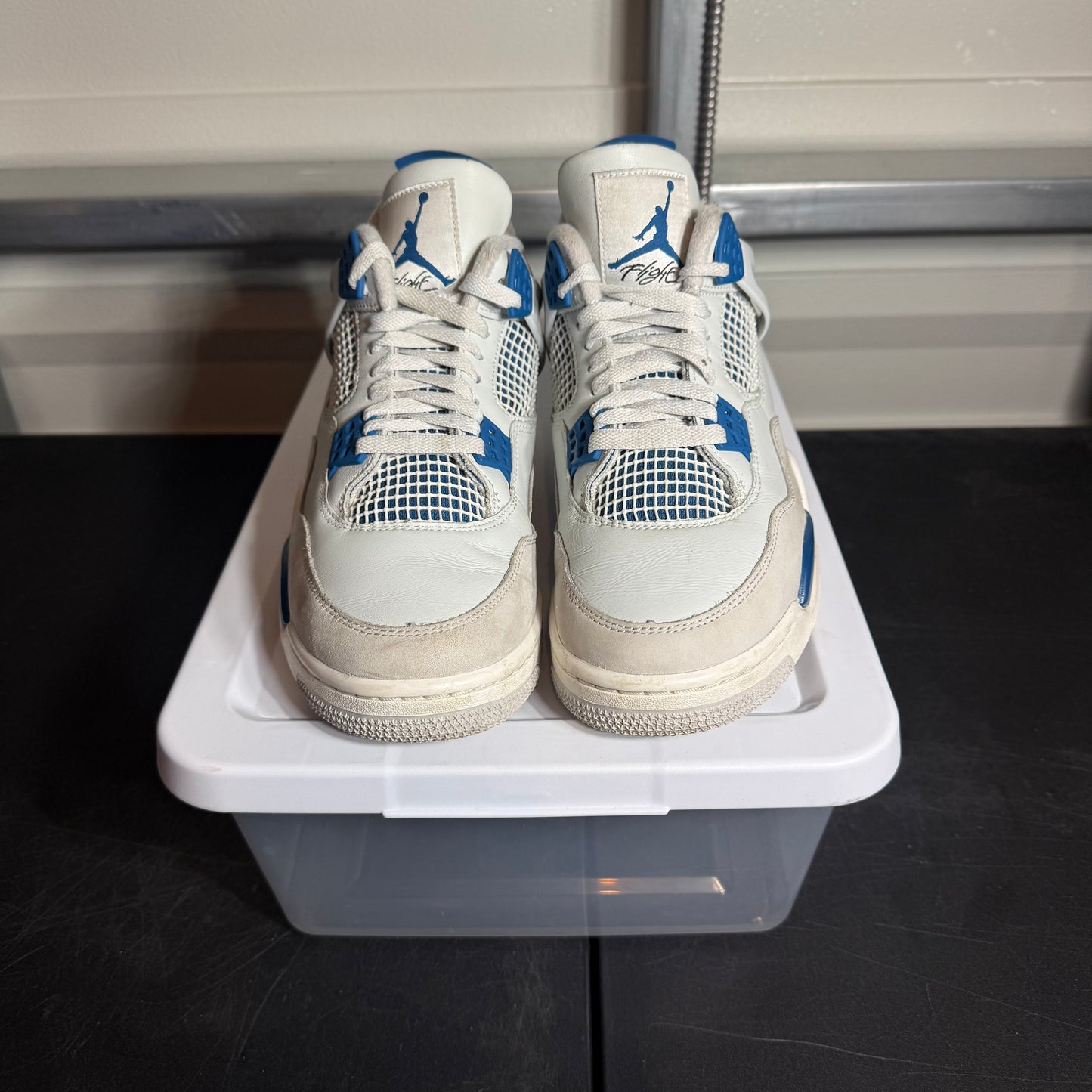 Size 10.5 - AJ 4 Military Blue