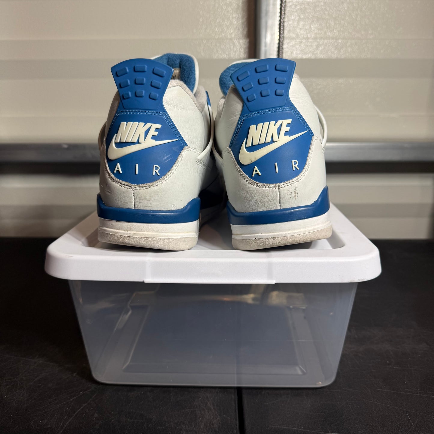 Size 10.5 - AJ 4 Military Blue