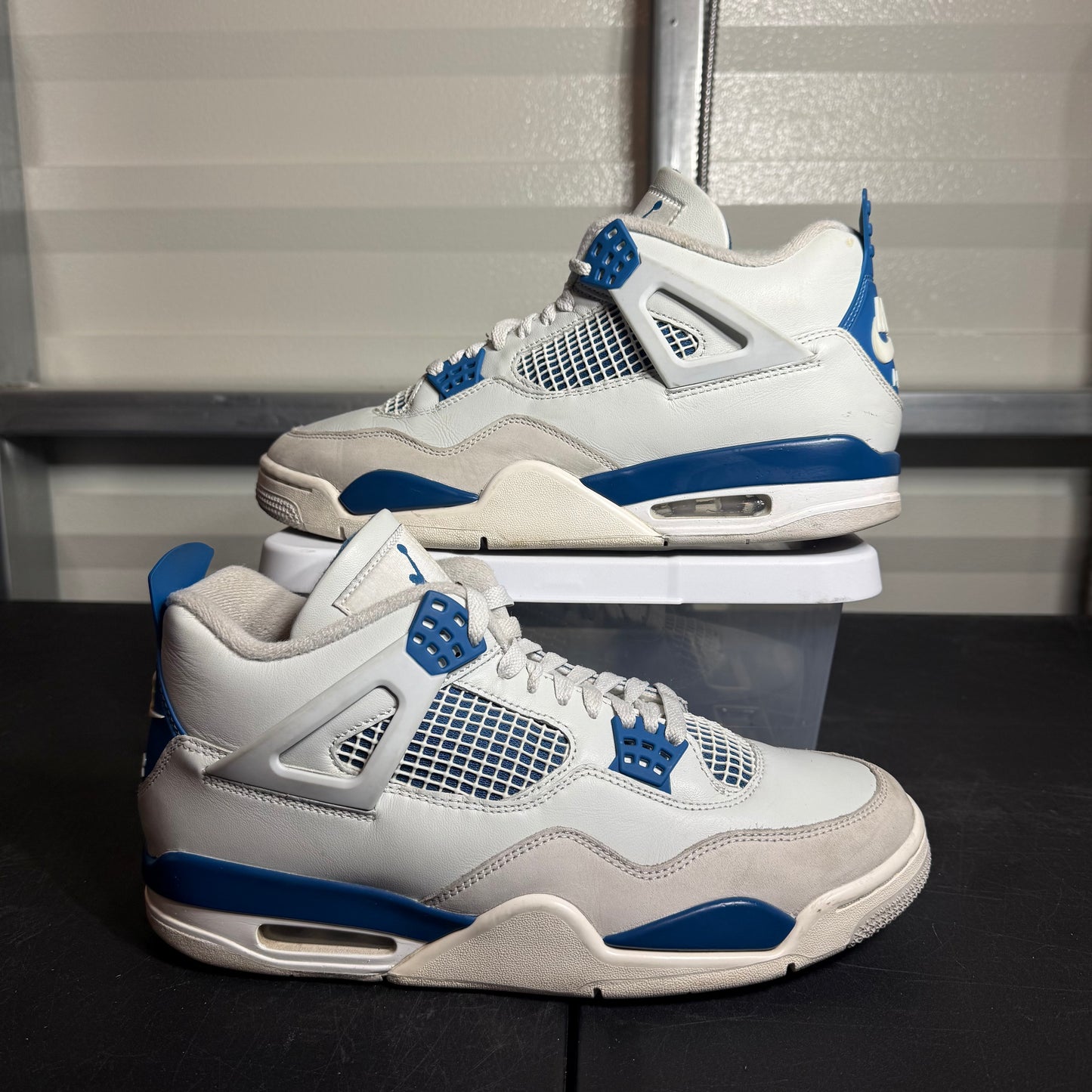 Size 10.5 - AJ 4 Military Blue
