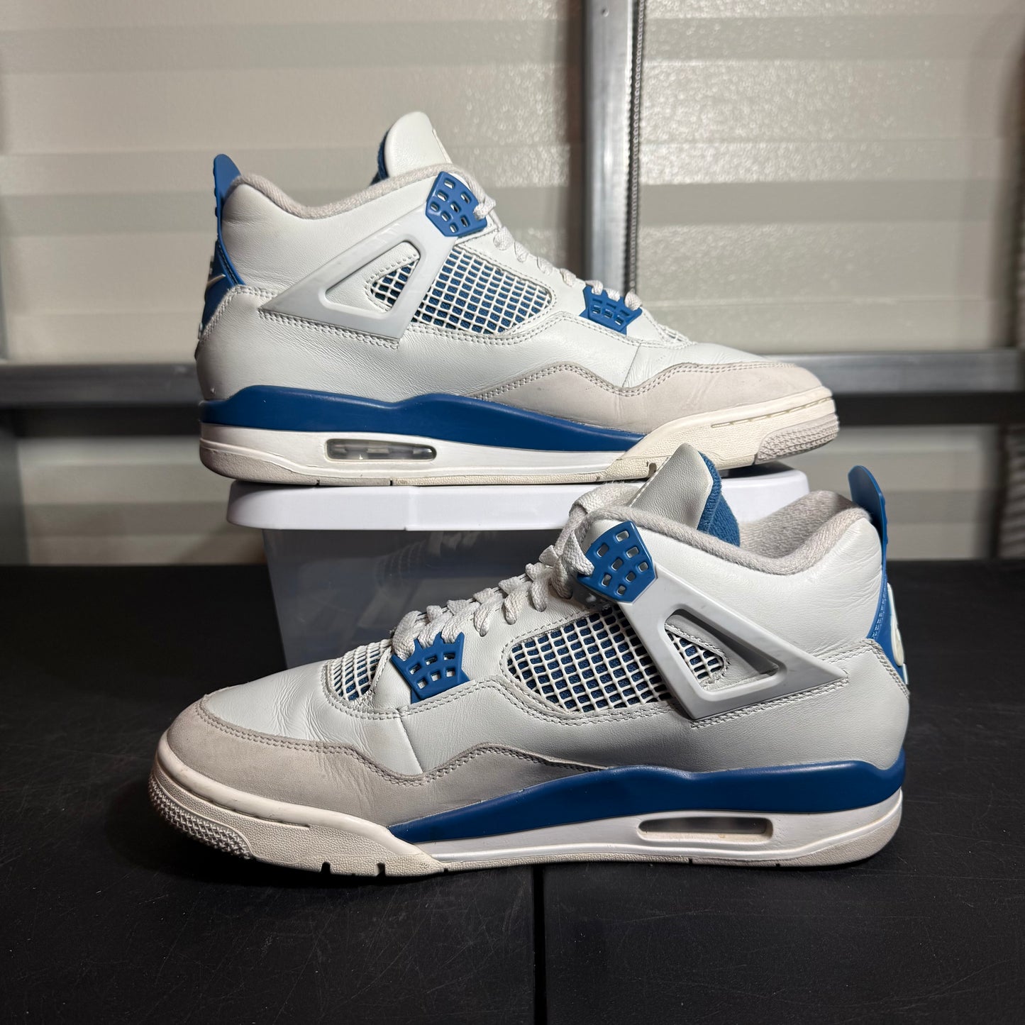 Size 10.5 - AJ 4 Military Blue