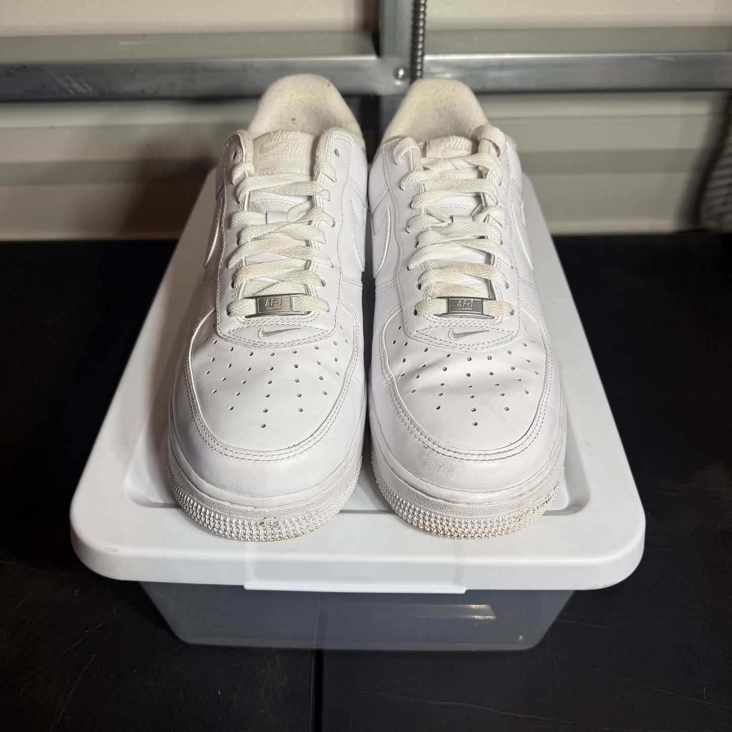 Size 10 - AF 1 Supreme White