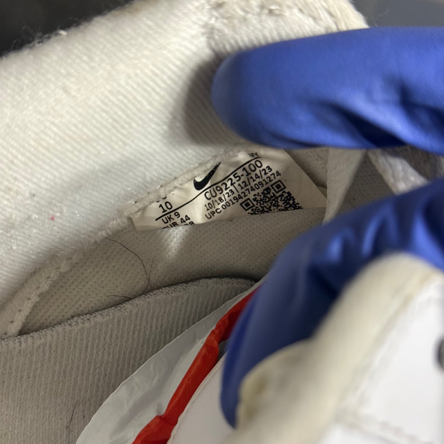 Size 10 - AF 1 Supreme White