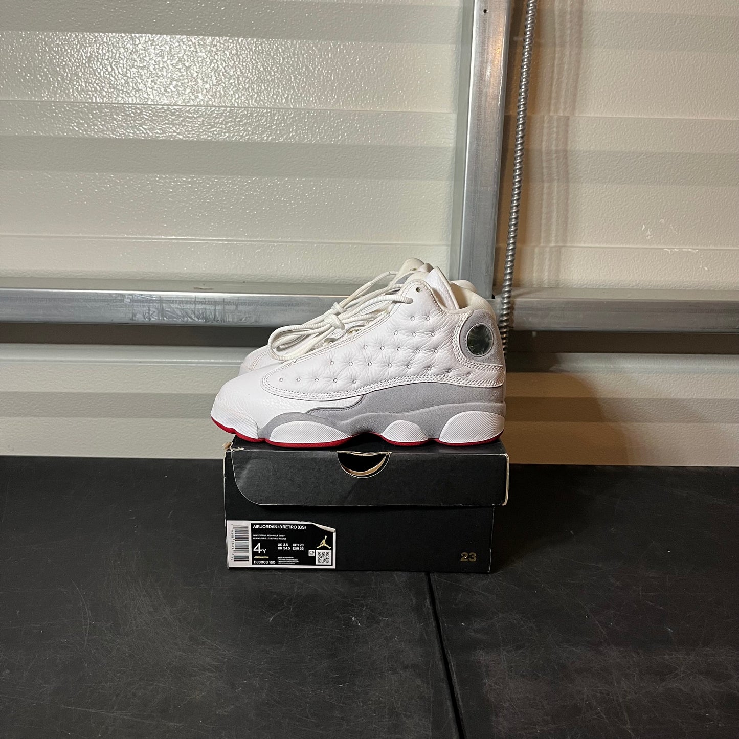 Size 4Y - AJ 13 Wolf Grey