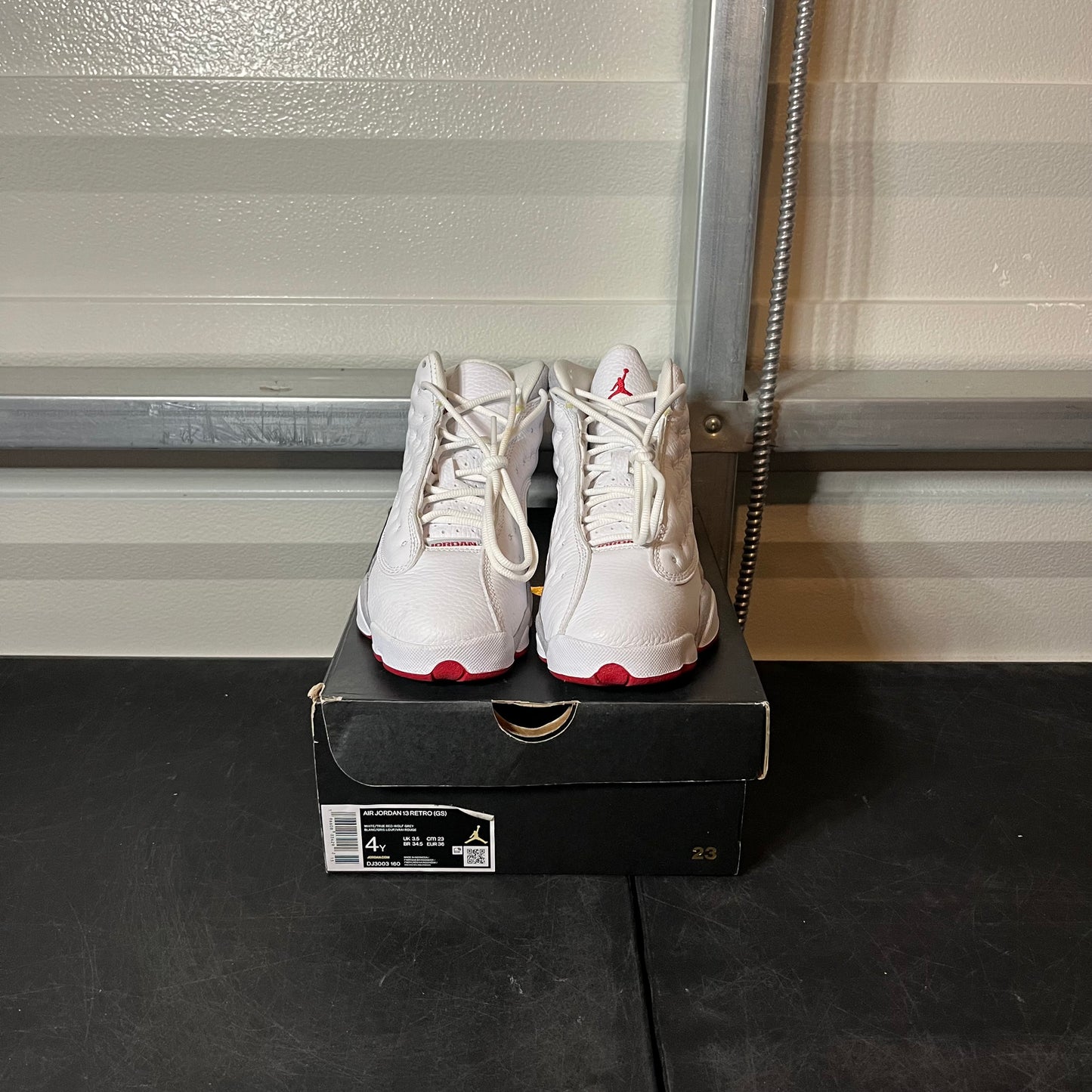 Size 4Y - AJ 13 Wolf Grey