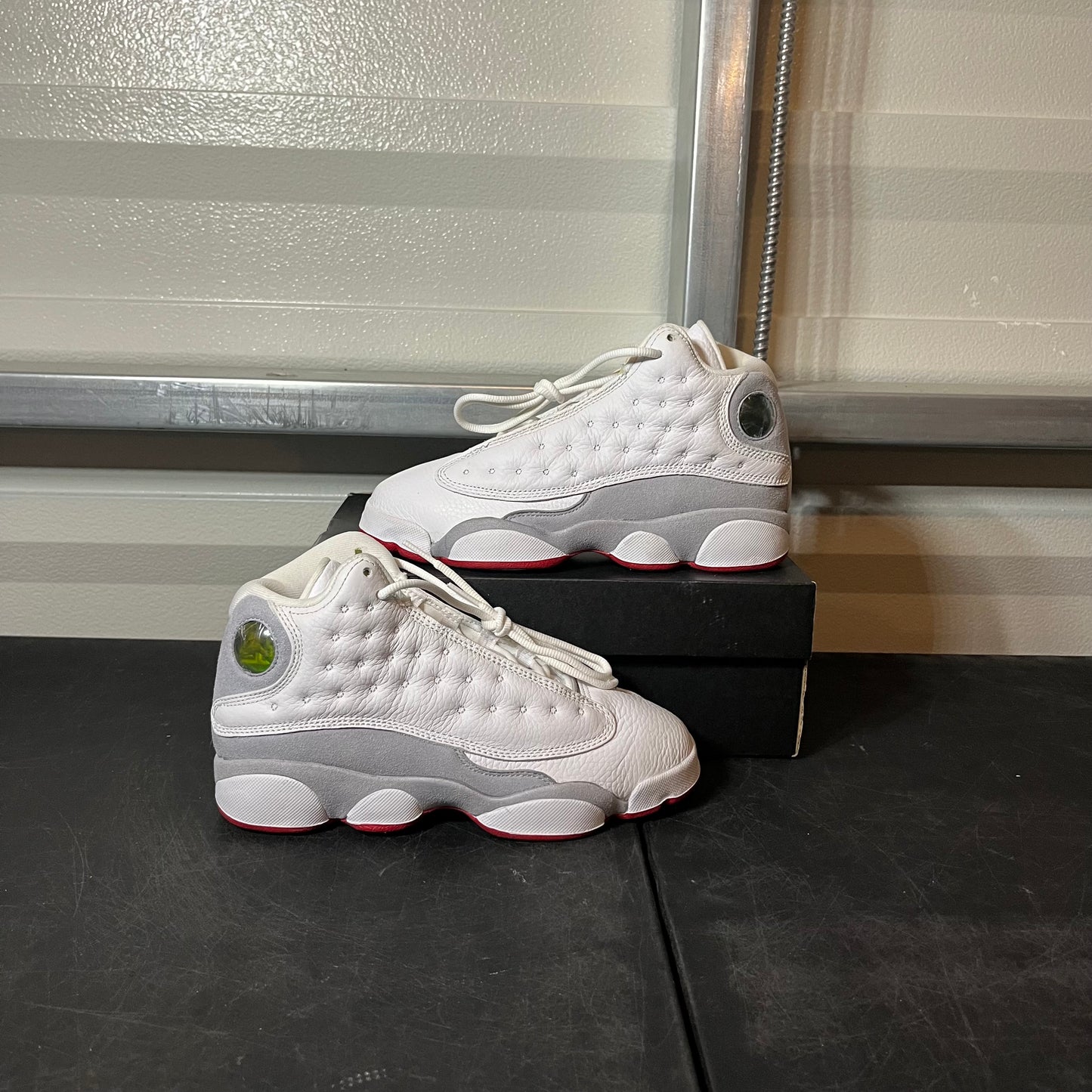 Size 4Y - AJ 13 Wolf Grey