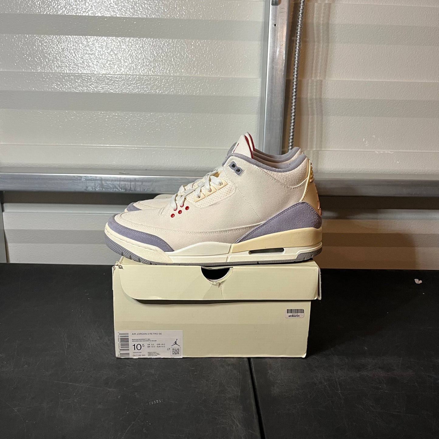 Size 10.5 - AJ 3 Muslin