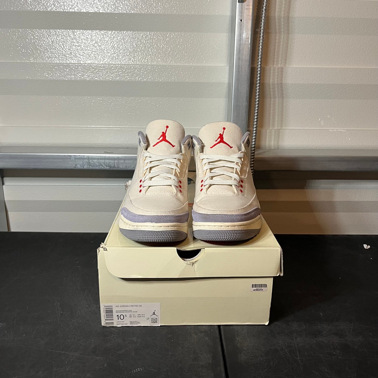 Size 10.5 - AJ 3 Muslin
