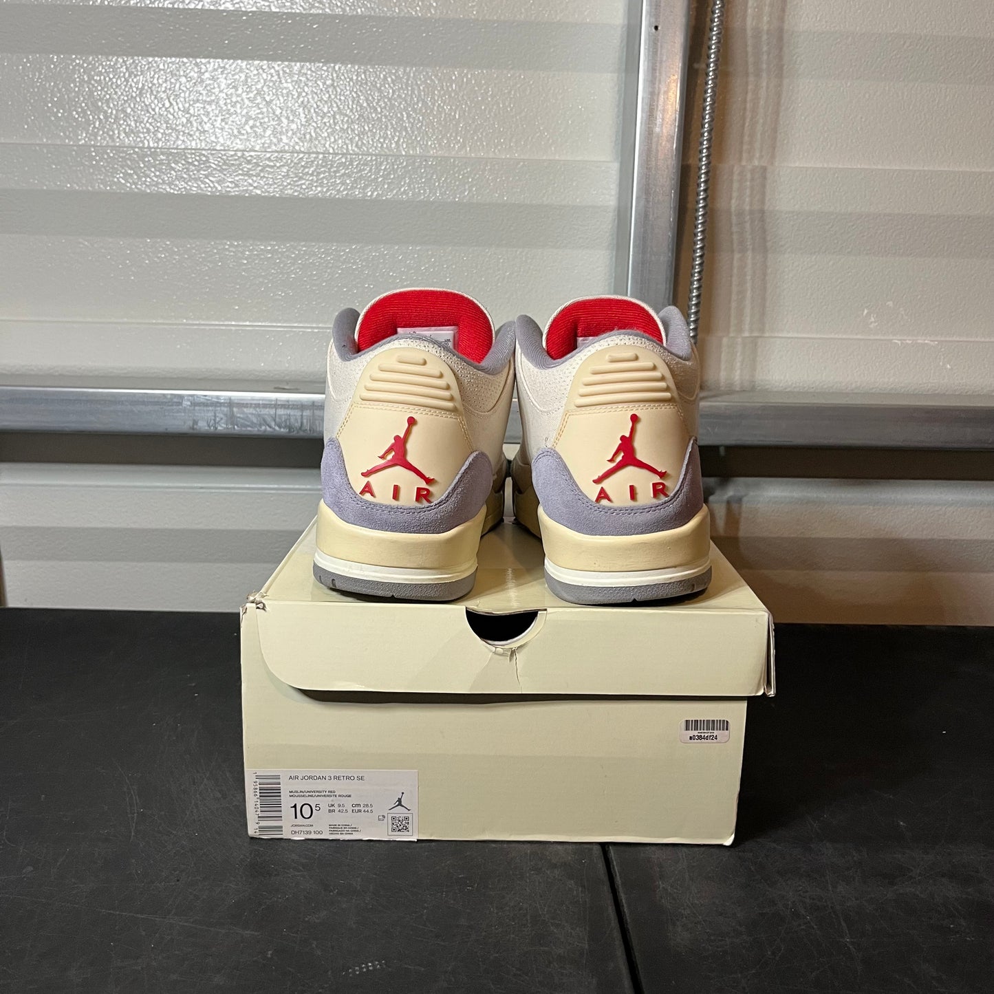Size 10.5 - AJ 3 Muslin
