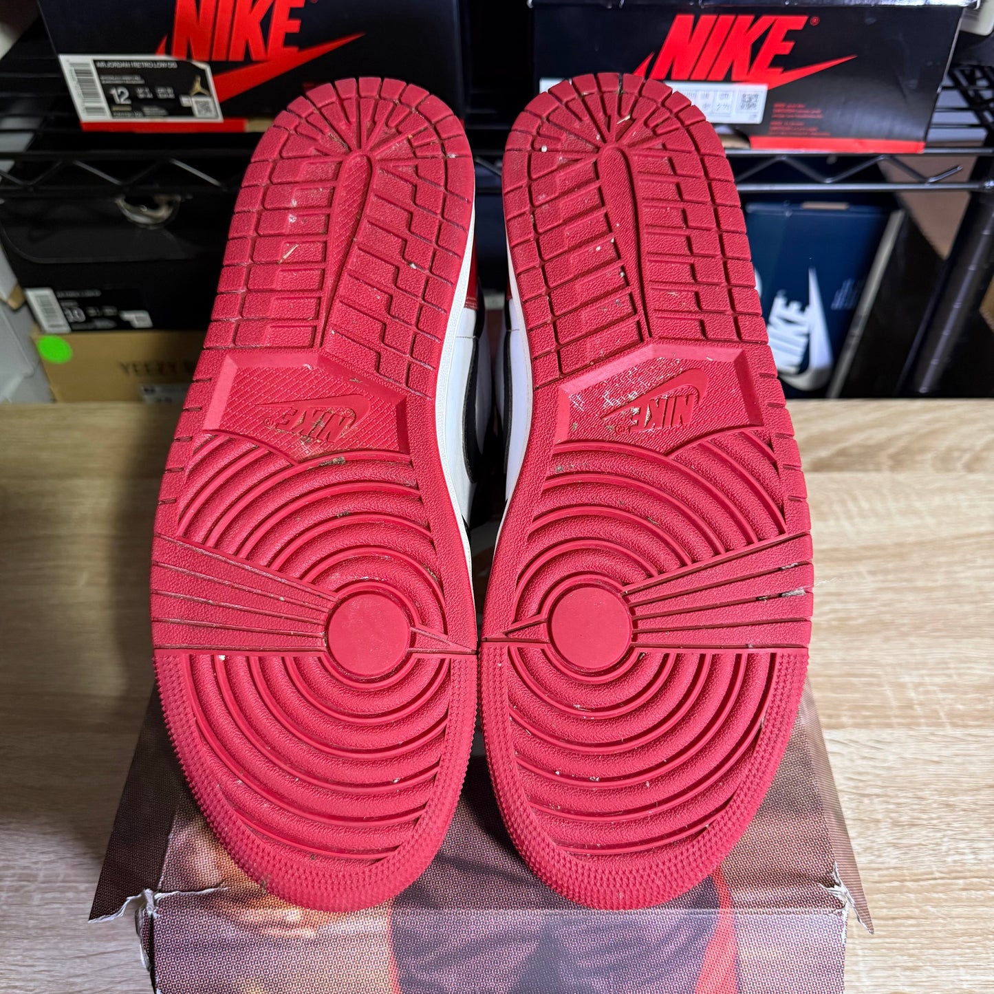 Size 10.5 AJ 1 Reimagined Black Toe