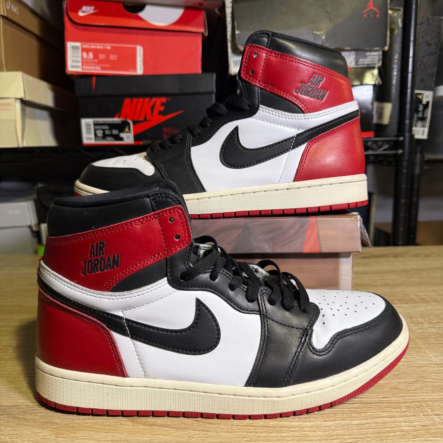 Size 10.5 AJ 1 Reimagined Black Toe