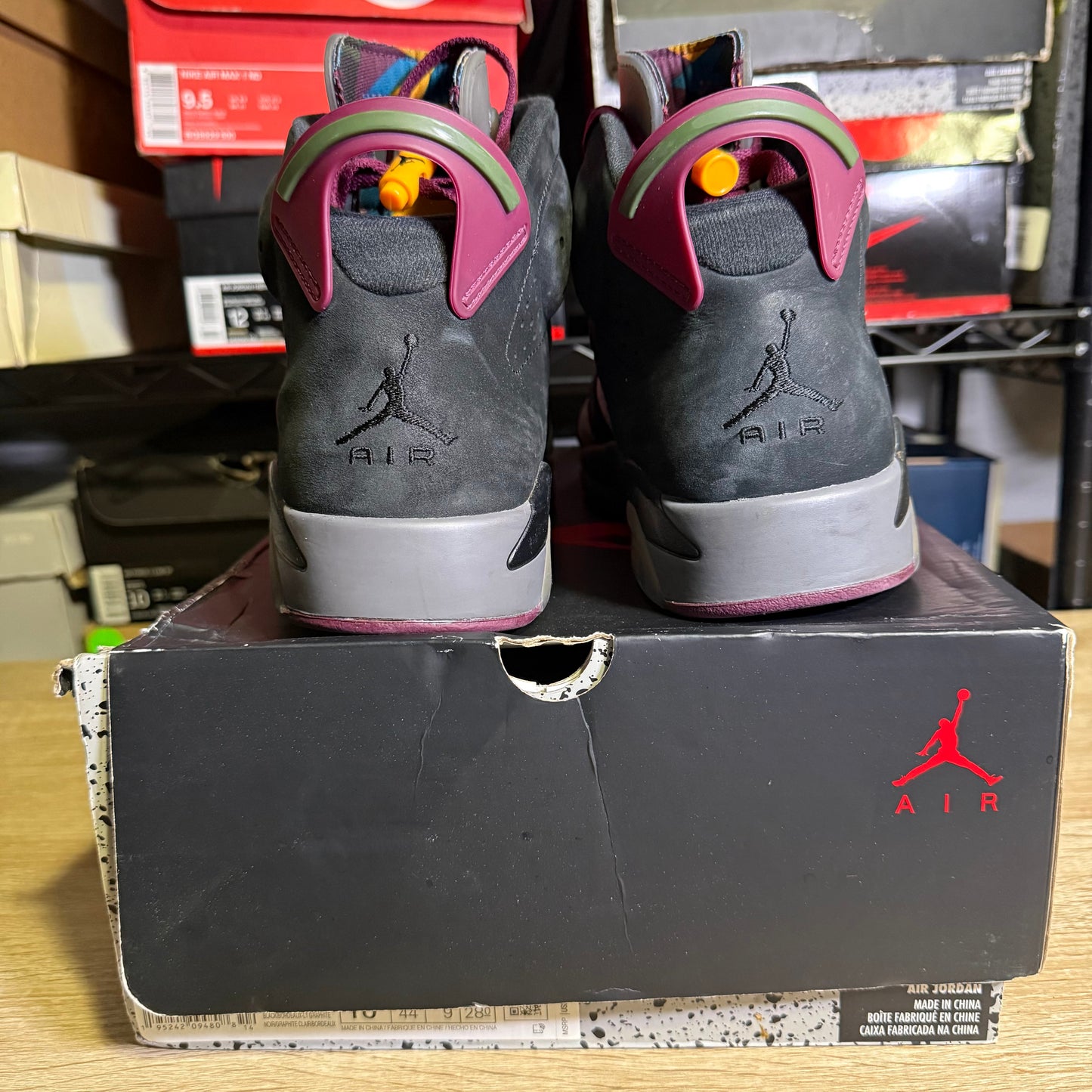 Size 10 - AJ 6 Bordeaux