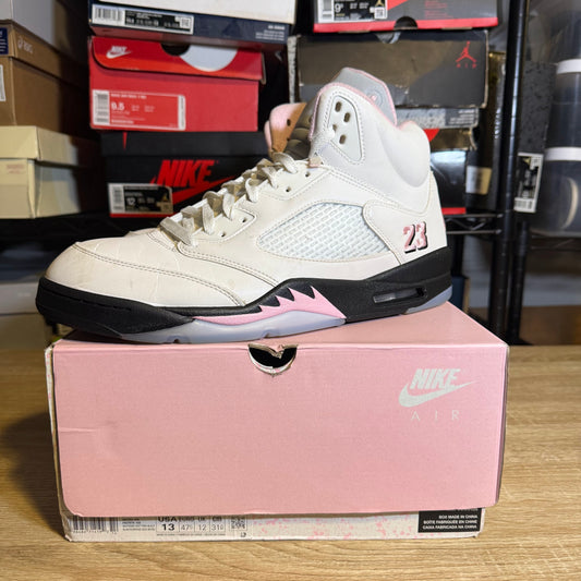 Size 13 - AJ 5 Retro Medium Soft Pink