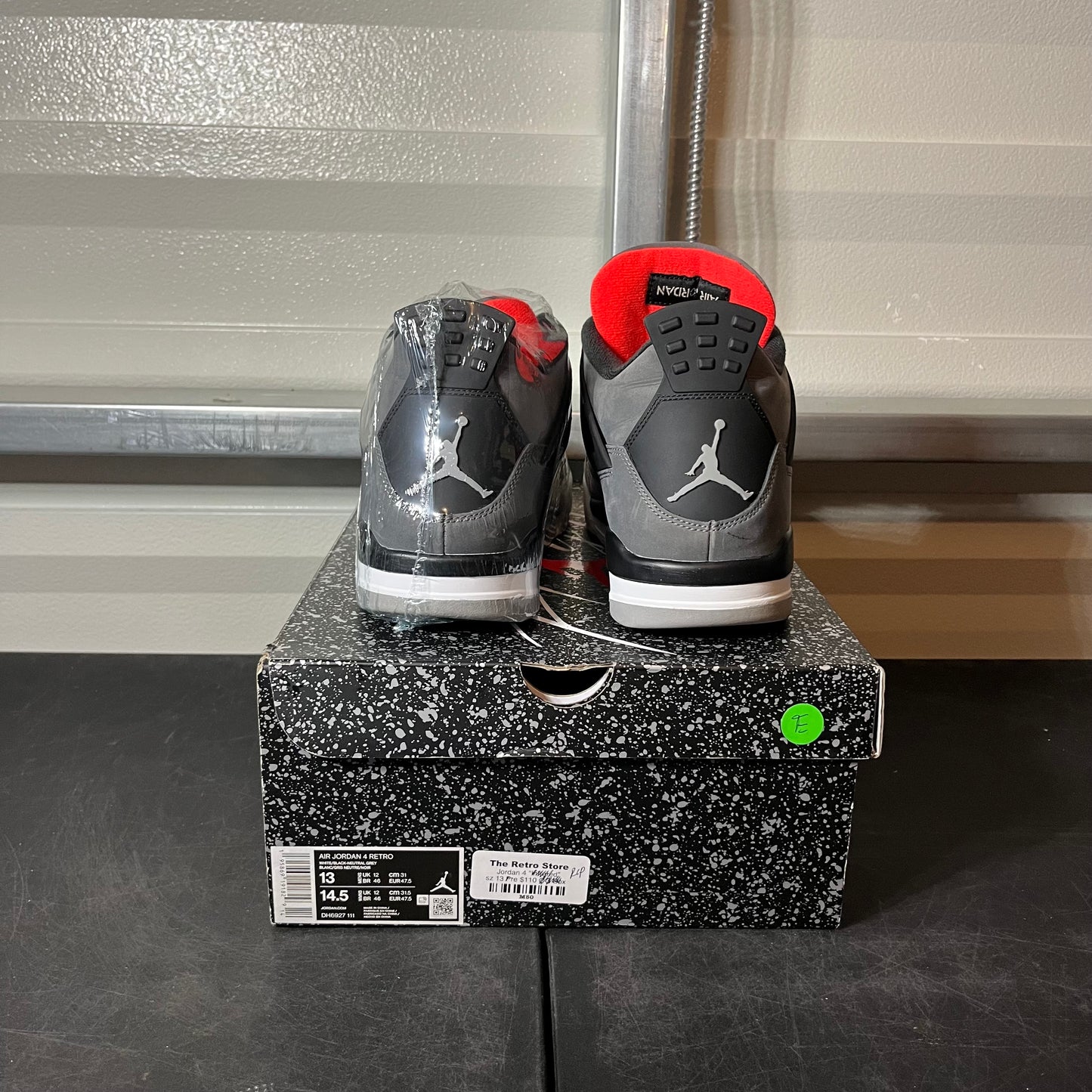 Size 13 - AJ 4 Infrared