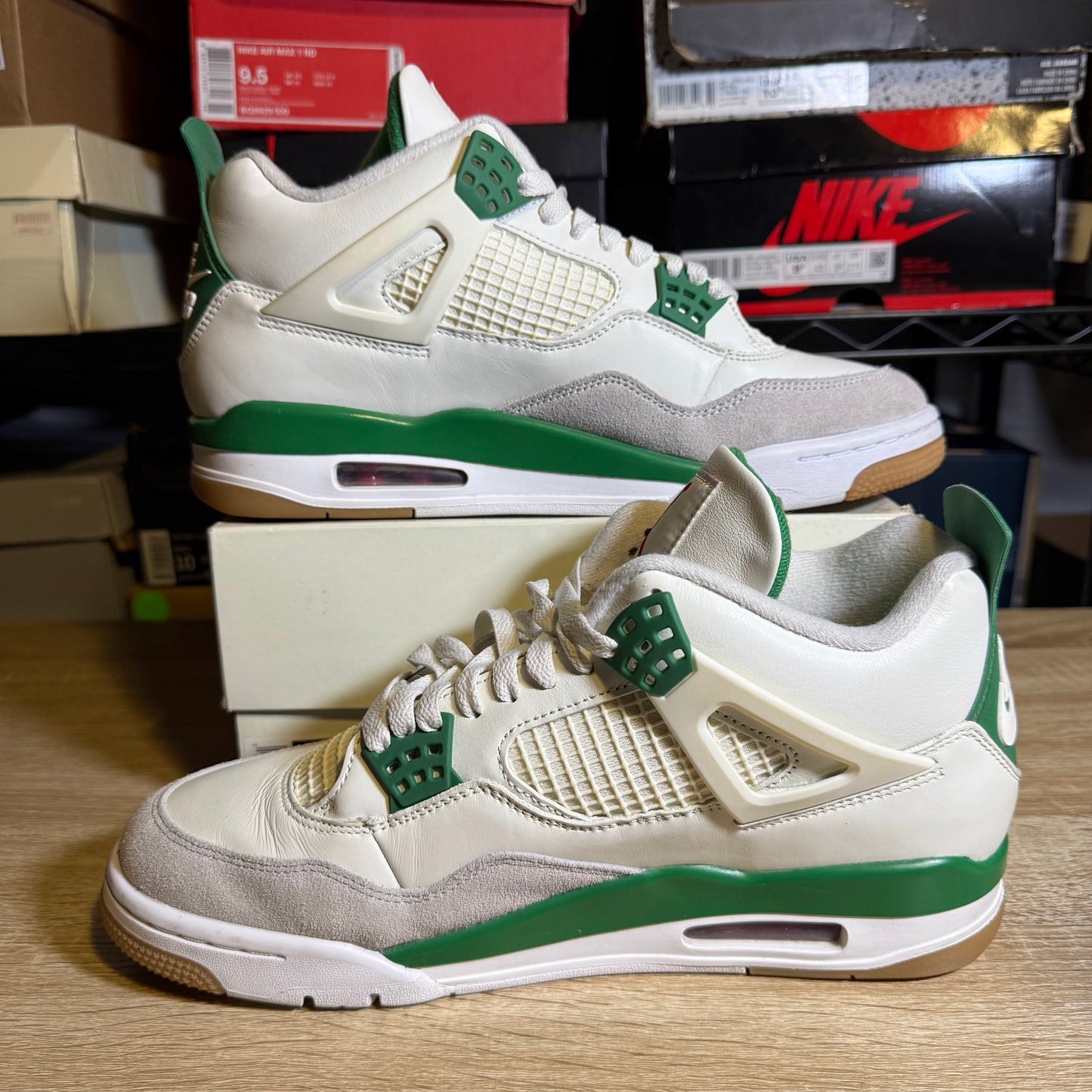 Size 10 – AJ 4 Pine Green SB
