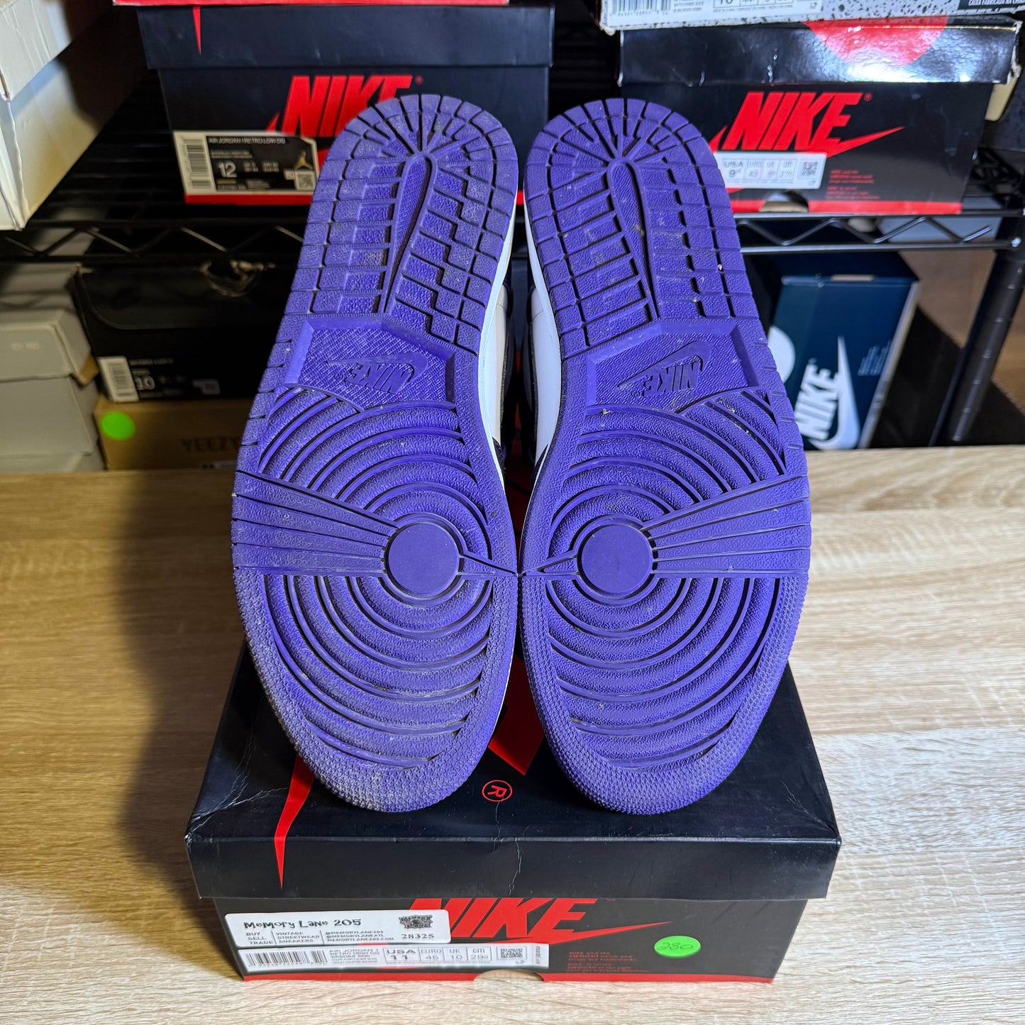 Size 11 - AJ 1 Retro OG High Court Purple 2.0