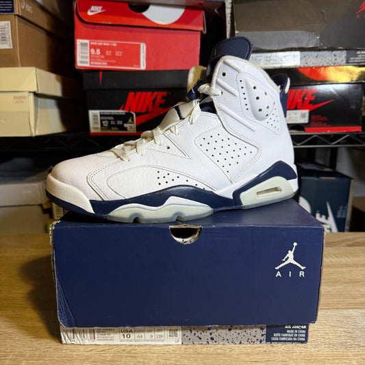Size 10 - AJ 6 Retro Midnight Navy