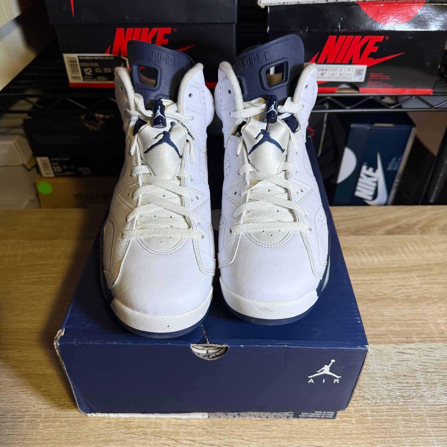 Size 10 - AJ 6 Retro Midnight Navy