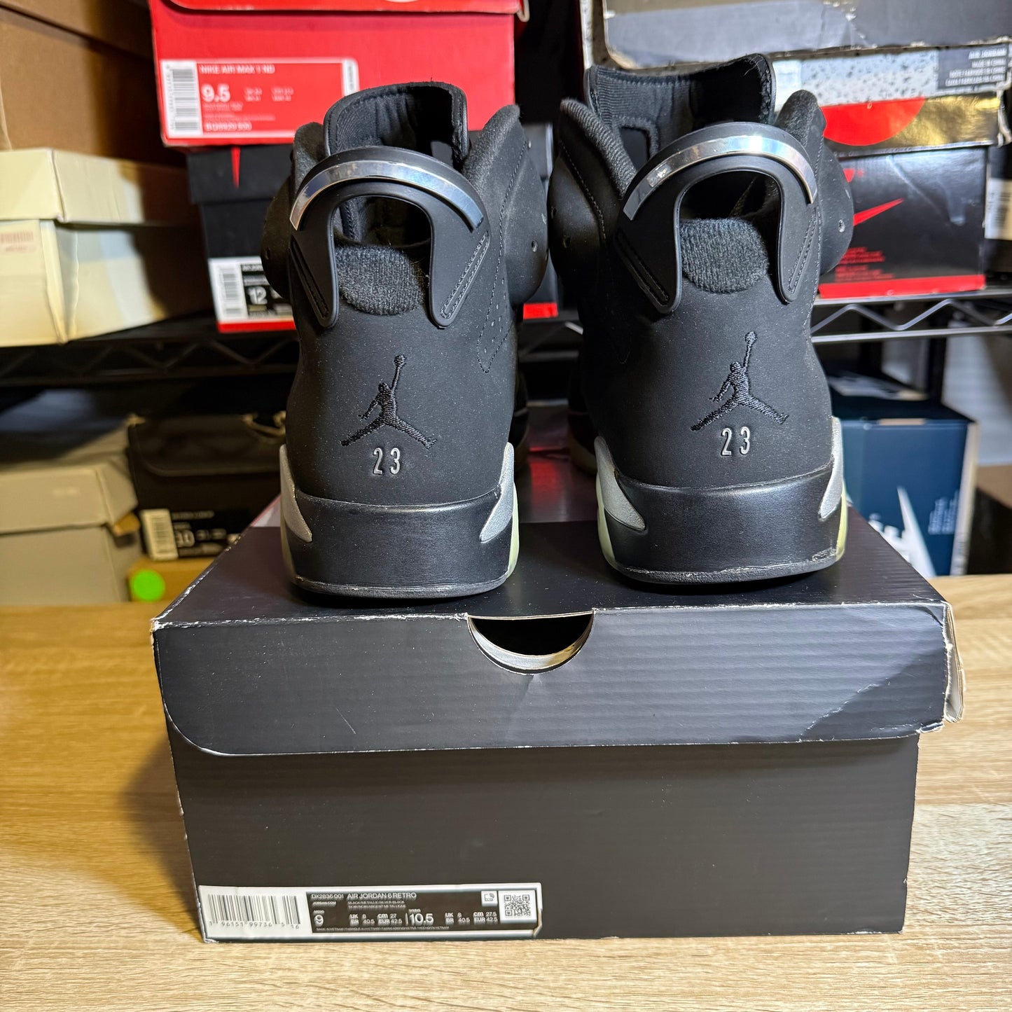 Size 9 - AJ 6 Retro Mid Chrome