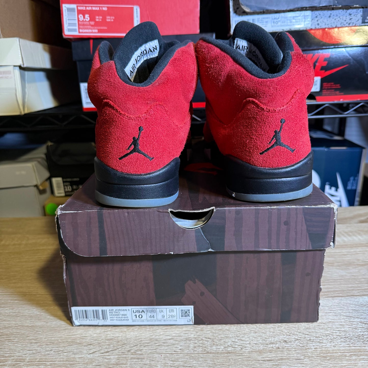 Size 10 - AJ 5 Retro Mid Raging Bull