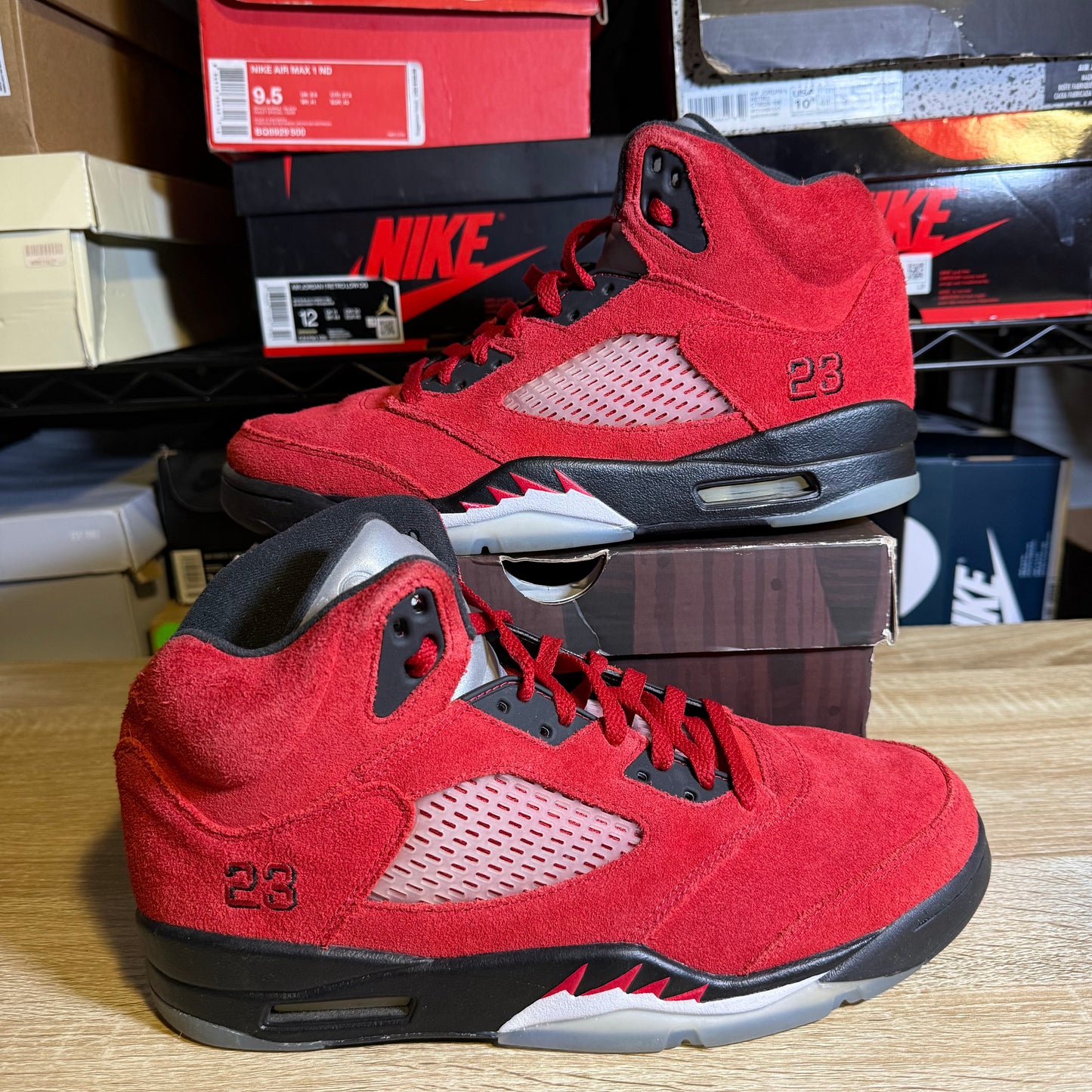 Size 10 - AJ 5 Retro Mid Raging Bull