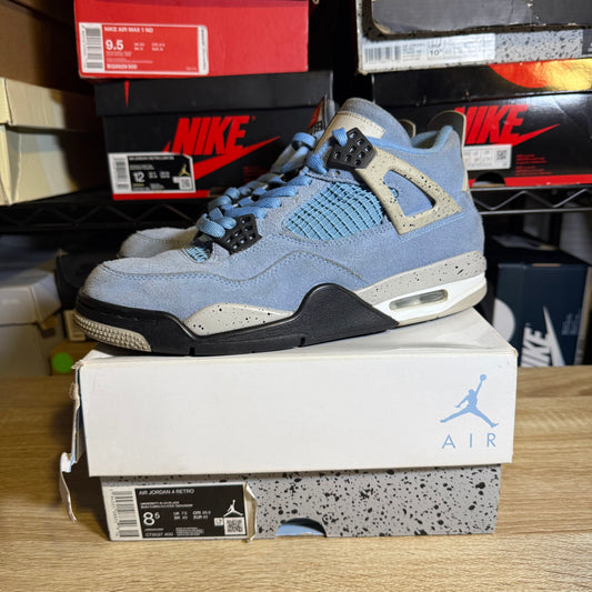 Size 8.5 - AJ 4 Retro Mid University Blue